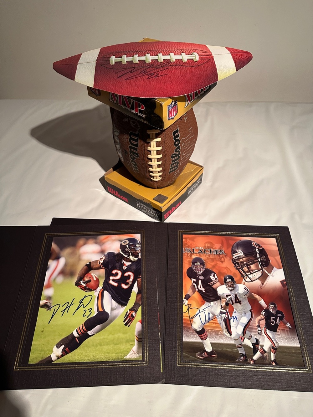 Bears Fan Bundle - Authentic Autographed Football Memorabilia.